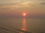 Ustka - zachód słońca nad morzem